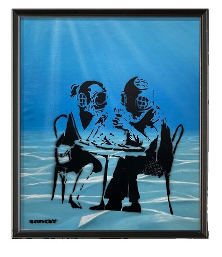 Banksy Crude Oils postcard set (complete sealed set of 10), 2005