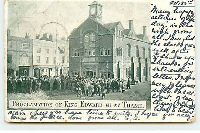 Großbritannien - England - Proclamation of King Edward VII at THAME - 21366