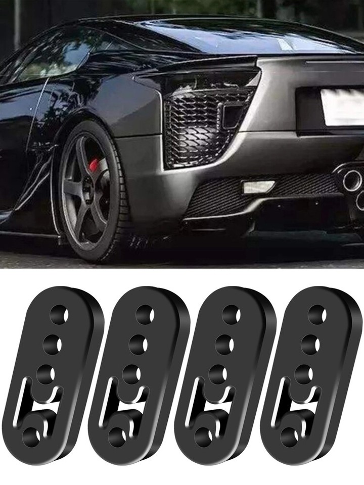 4pcs 4 Hole Exhaust Pipe Muffler Hanger Rubber Exhaust Insulator