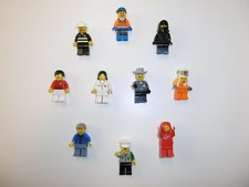 Lego Figuren Minifiguren 10 Stück City + div. Themen Sammlung Konvolut kg Top