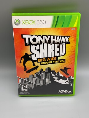 Tony Hawk Shred Microsoft Xbox 360 Video Game Complete w/manual USED (G400)