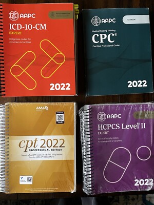 AAPC Medical Coding Textbooks 2022
