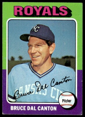 1975 Topps Bruce Dal Canton Kansas City Royals #472