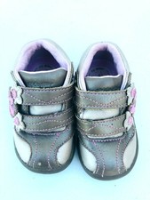 Stride Rite Baby Girls Boots Sneakers Shoes Size 4 Medium Leather Flexible Crib