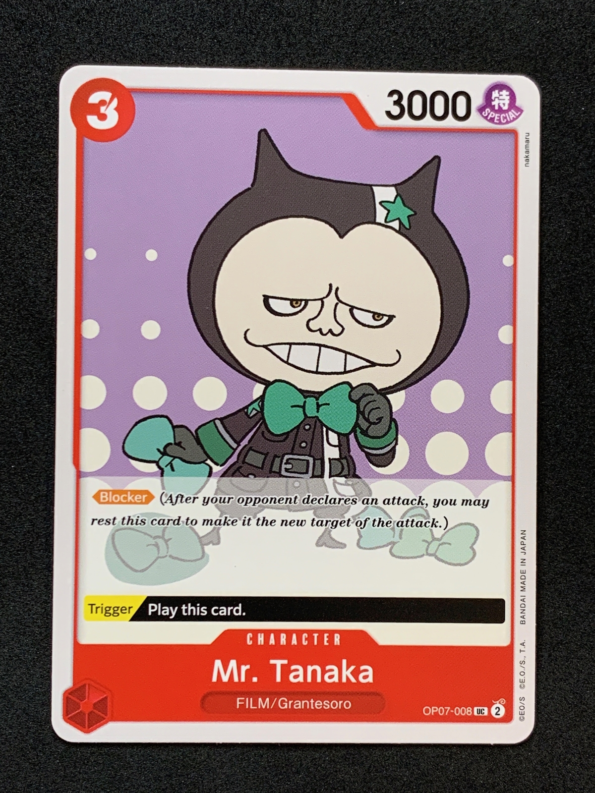 One Piece OP07-008 Mr. Tanaka English - 500 Years in the Future