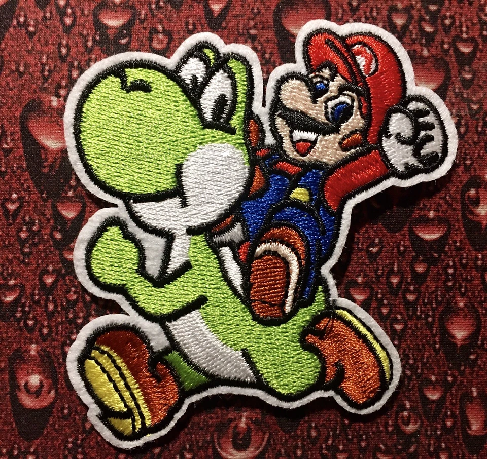 3 tolle Aufbügel Flicken Super Mario,Patch Aufbügler Aufnäher Bügelbild Neu !!! - Bild 3 von 4