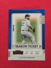 2021 Clayton Kershaw Panini Contenders Season Ticket #3