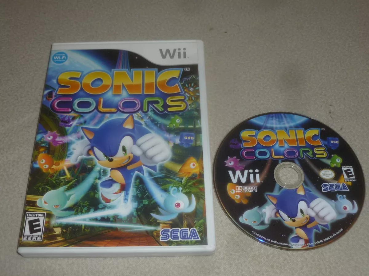 Sonic Colors Nintendo Wii 2010 Vidoe Game DISC ONLY sega Dr