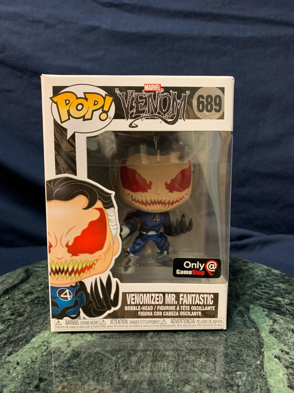 Funko Pop! Venomized Mr Fantastic Gamestop Exclusivo #689 (B)