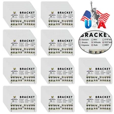 10-100 packs Dental Orthodontic Brackets Brace Standard Roth 022 345 Hooks OR