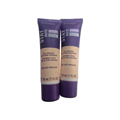 2-Rimmel London Stay Matte Liquid Mousse Foundation #010 Light Porcelain 