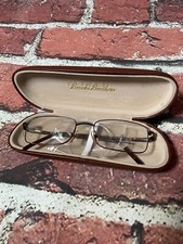 Vtg BROOKS BROTHERS BB321 1123 Eyeglasses Frame And Case