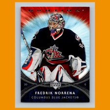 Fredrik Norrena #184 2007-08 Upper Deck Ovation Columbus Blue Jackets Hockey NHL