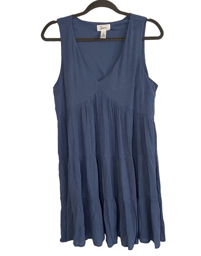 Women’s Large Blue Oversized Sleeveless Flowy Dress Anthropologie
