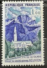 Timbre Stamp - 1960 - YT 1241 - Eglise de Cilaos La Reunion - NEUF ** MNH