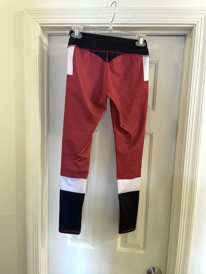 Rojo Elfo Sra Santa Claus Cinturón Leggings 3D Navidad Dibujos Animados Disfraz Divertido Divertido M Foto 4 de 4