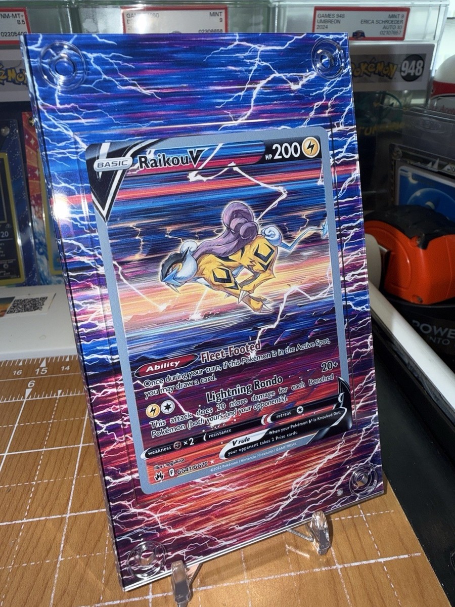 Raikou V GG41 Crown Zenith Pokemon Extended Artwork Case | eBay