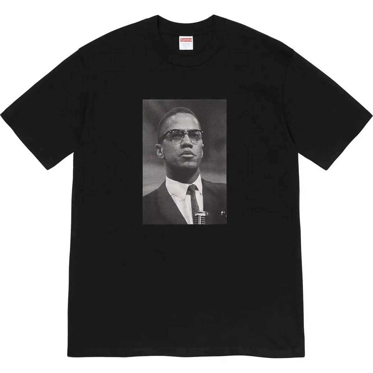 T shirt noir Supreme Malcolm X taille L Supreme Malcolm noir