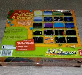 Atari Flashback Mini 7800 Console w/ 2 Controllers, AV & Power Cables - Works!