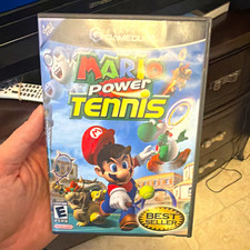 Nintendo Mario Power Tennis (GameCube) E, NTSC-U/C, 2004, Multiplayer