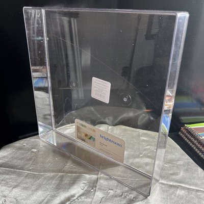 Brightroom Acrylic Stackable Paper Letter Tray Desk Organizer Clear 11.8'' X11.8''