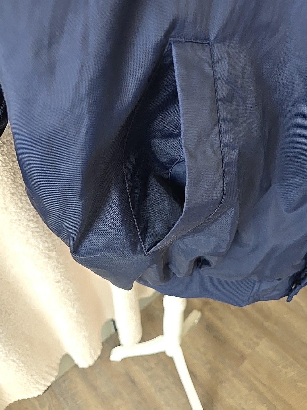 SACAI X NIKE Nike Dugout Giacca Uomo Grande Squadra Navy Baseball Allenatori Bomber Tampone Caldo