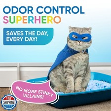 Clear Litter Cat Litter   Premium Lightweight, Non-Clumping, Dust-Free Crysta...