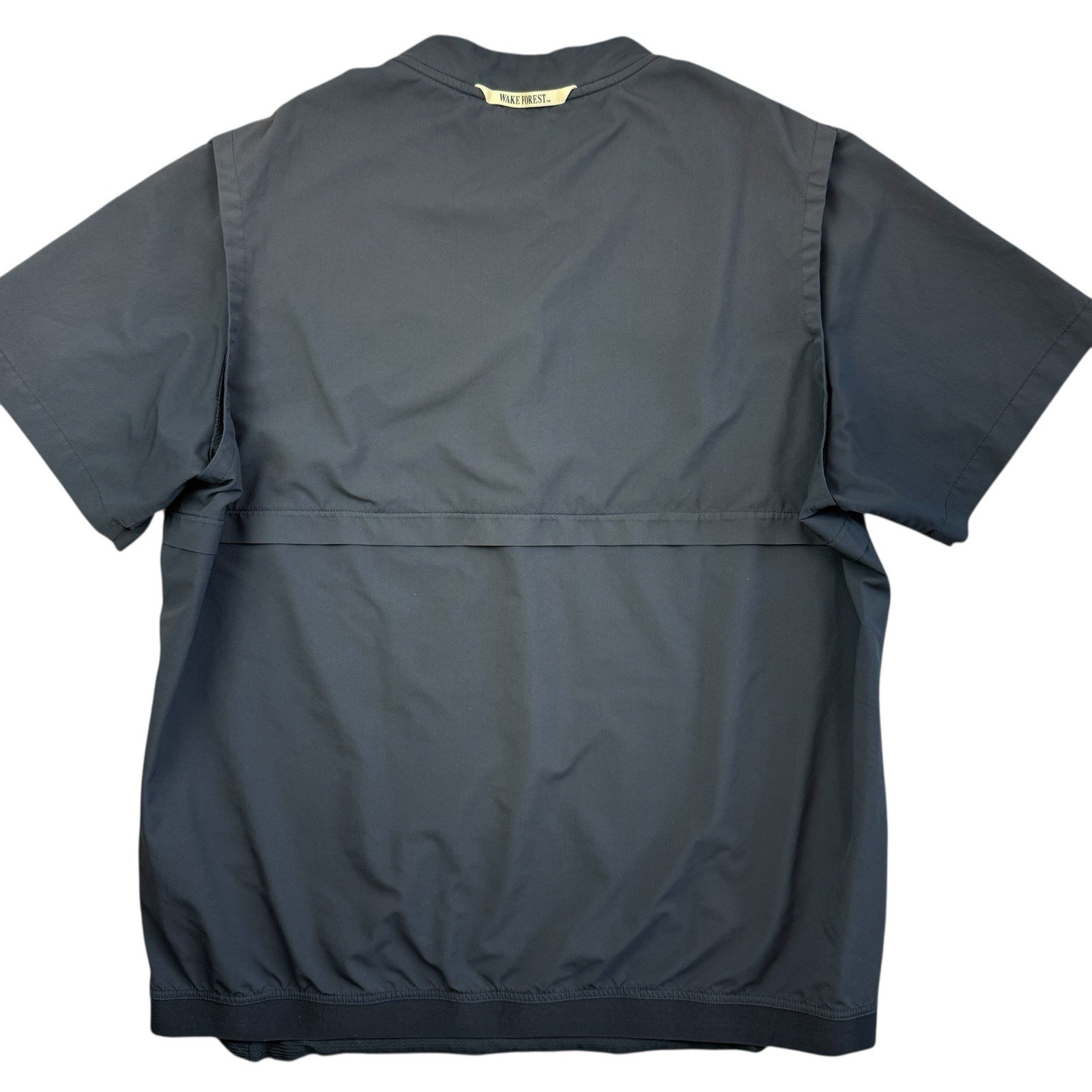 SACAI X NIKE Giacca Nike Wake Forest Baseball SQUADRA EMESSA manica corta 1 4 zip Dugout BP XL