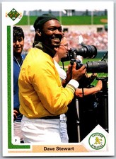 ⚾ 1991 Upper Deck #127 Dave Stewart Oakland Athletics