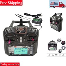 RC Transmitter and Receiver FS-i6X and FS-iA6B 2.4GHz for Drones, Aircraft, R...