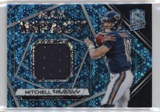 2019 Panini Spectra Max Impact Neon Blue Prizm 19/99 Mitchell Trubisky 4f5
