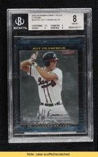 2002 Bowman Chrome Draft Picks & Prospects Jeff Francoeur #BDP23 BGS 8 READ 07b3