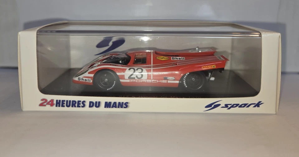 Spark 43LM70 Porsche 917K #23 ganador Le Mans 1970 - Attwood/Herrmann escala 1/43 Foto 2 de 4