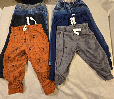Carter's Gap Baby Boy Pants & Jeans Lot 24M/2T Multicolor Denim Animals