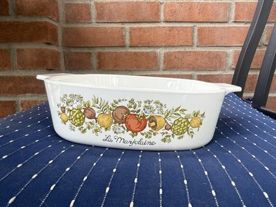 Vintage Corning Ware Spice Of Life, L Marjolaine Casserole Dish no lid (A-2-B)