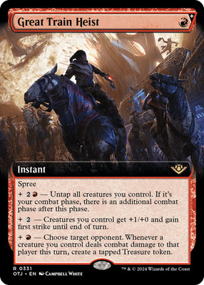 MTG Great Train Heist Extended Art English OTJ