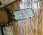 Illinois DAV License Plate Keychain Odd Lot 1947,48,49,51,55,57,58,&1959-As Is — photo 5