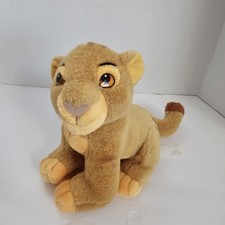 Vintage Disney Store The Lion King 8" Baby Simba Plush Stuffed Animal Toy