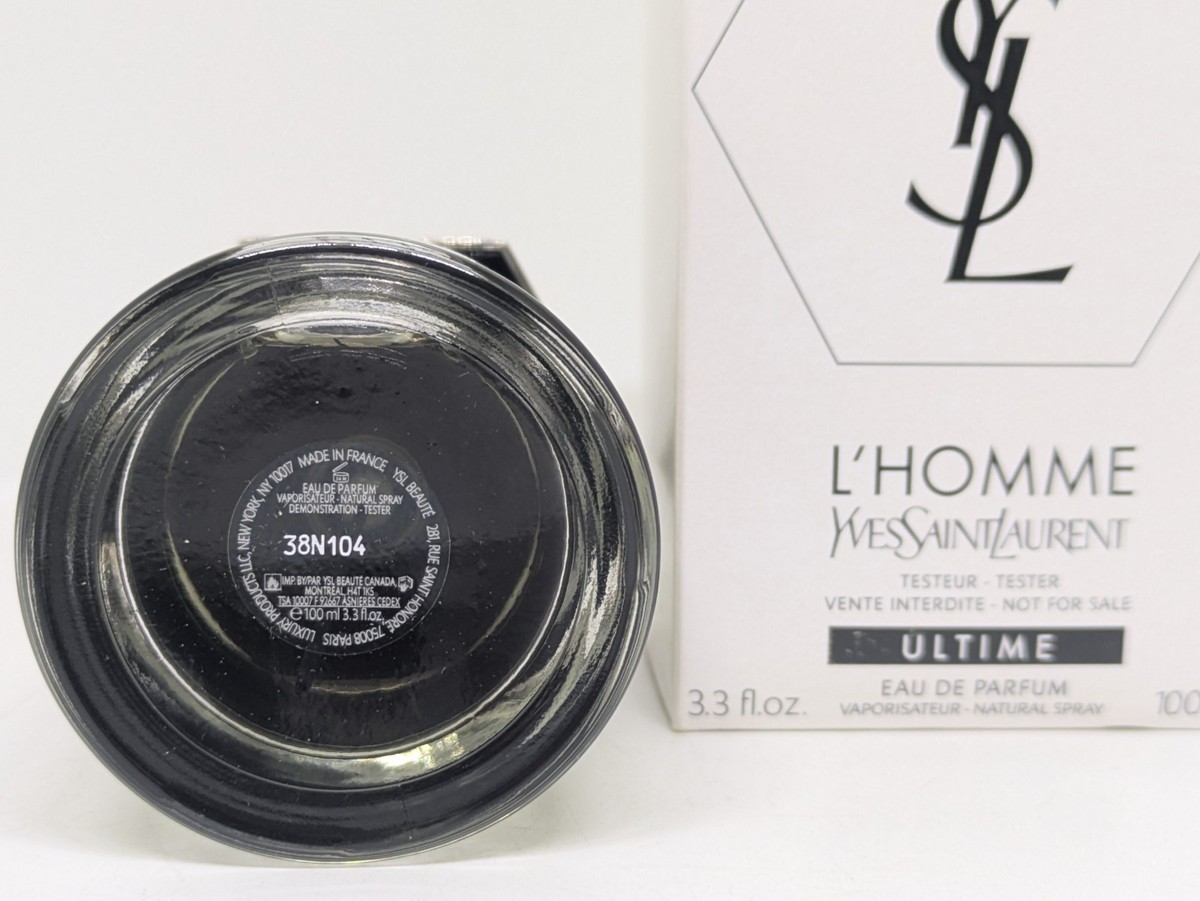 YSL L'HOMME ULTIME Yves Saint Laurent 3.3oz-100mL DISCONTINUED 100