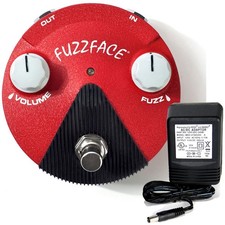 Dunlop FFM6 Hendrix Band of Gypsies Fuzz Face mini pedale con alimentatore 9v