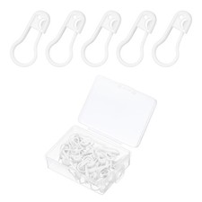 50PCS Plastic Safety Pins, 0.9" Knitting Markers Crochet Clip Sewing Pin Colo...
