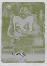 2023 Upper Deck CFL Printing Plate Yellow Achievement 1/1 Derek Dennis #4 q2l