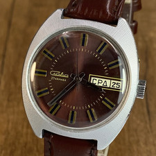 Slava Wine Automatic 27j Soviet Era vintage mens watch USSR