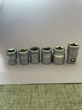 Stahwille Sockets Bundle 3/8 Drive 5 Sockets Plus 1  3/8 To 1/2 Enlarger