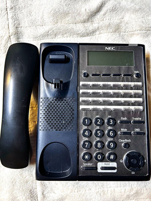NEC Univerge IP7WW-24TXH-B1 TEL(BK) 24-Line Digital Desk Phone Speaker