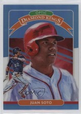 2020 Panini Donruss Optic Retail Carolina Blue & White Prizm Juan Soto #23 07rd