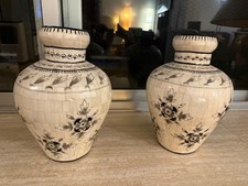 Paire de vases uniques hyper luxe ivoire
