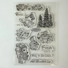 My Acrylix Clear Stampsc1472 Winter Wildlife CTMH