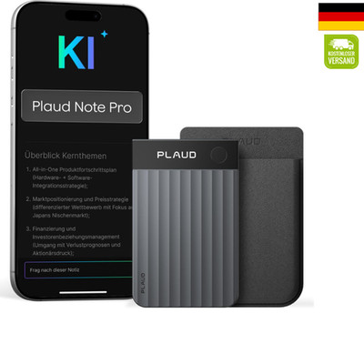 Plaud Note Pro KI-Diktiergerät Multimodale Aufnahme 50 Std 2,9