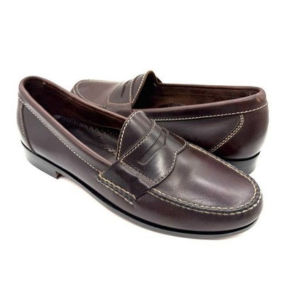 Johnston & Murphy 25-6210 Leather Slip on Loafer Dress Formal Shoes Mens 11